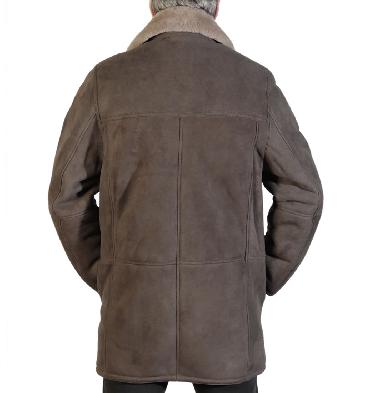 SL117433 - Bracken  Mens Sheepskin Box Coat